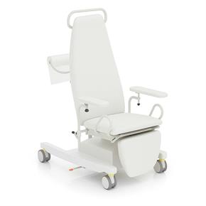 Blutentnahmesessel BON-R, Rollen einzeln blockierbar - Polsterfarbe 1280 porcelain