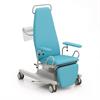 Blutentnahmesessel BON-R, Rollen einzeln blockierbar - Polsterfarbe 2389 aquamarine