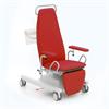 Blutentnahmesessel BON-R, Rollen einzeln blockierbar - Polsterfarbe 4103 fuchsia