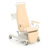 Blutentnahmesessel BON-R, Rollen einzeln blockierbar - Polsterfarbe 4633 apricot