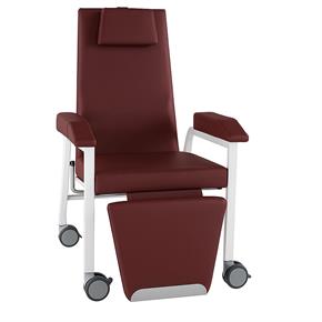 Blutentnahmestuhl HAEMO-FLEXA Cueno Mobil - *Polsterfarbe 36 - Dunkelrot