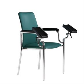 Blutentnahmestuhl HAEMO-SECUR- Vario - *Polsterfarbe 51 - Blaugrün