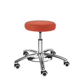 Drehhocker Sella Med Pedes Midi - Polsterfarbe 18-Orange