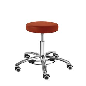 Drehhocker Sella Med Pedes Midi - Polsterfarbe 49-Braun