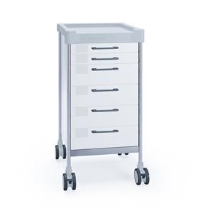 Funktionswagen Claro IX - 6 Schubladen - Breite 48 cm - H105 cm