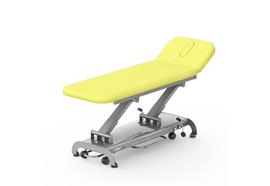 Massageliege S2 - 2-teilig - Breite 65 cm - Polsterfarbe 795 lemon