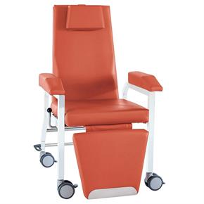 Multifunktionsstuhl HAEMO-FLEXA - Cueno Mobil  mit Zentralfeststellung - 18-Orange