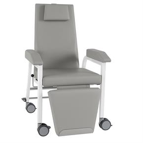 Multifunktionsstuhl HAEMO-FLEXA - Cueno Mobil  mit Zentralfeststellung - 33-Grau