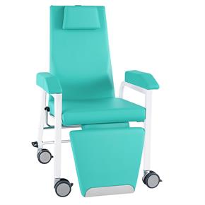 Multifunktionsstuhl HAEMO-FLEXA - Cueno Mobil  mit Zentralfeststellung - 40-Türkis