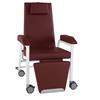 Multifunktionsstuhl HAEMO-FLEXA - Cueno Mobil  mit Zentralfeststellung - Polsterfarbe 36 - Dunkelrot