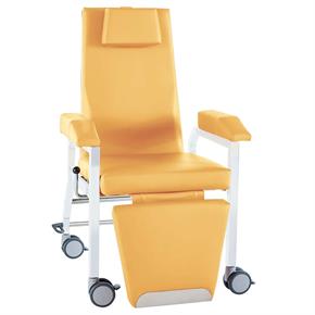 Multifunktionsstuhl HAEMO-FLEXA - Cueno Mobil  mit Zentralfeststellung - *Polsterfarbe 50 - Gelb