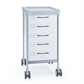 Multifunktionswagen Claro I - 5 Schubladen - Breite 48 cm - H102 cm