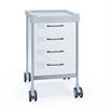 Multifunktionswagen Claro mini I - 4 Schubladen - Breite 48 cm - H90 cm
