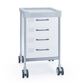 Multifunktionswagen Claro mini I - 4 Schubladen - Breite 48 cm - H90 cm