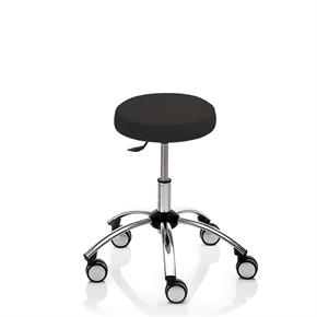 Novak Praxishocker - Fuss sternförmig - mit Rollen - Polsterfarbe 1208 antistatic