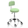 Novak Praxishocker - Fuss sternförmig - mit Rückenstütze und Rollen - Polsterfarbe 4868 pistachio