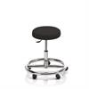 Novak Therapiehocker mit Fussring - mit Rollen - Polsterfarbe 1208 antistatic
