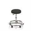 Novak Therapiehocker mit Fussring - mit Rollen - Polsterfarbe 1661 classy