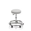 Novak Therapiehocker mit Fussring - mit Rollen - Polsterfarbe 4635 retro
