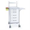 Pflegewagen Claro XI - 6 Schubladen - Klapptisch - Breite 48 cm - H102
