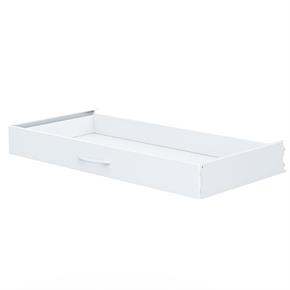 Schublade 10 cm hoch weiss mit Griff / 90cm