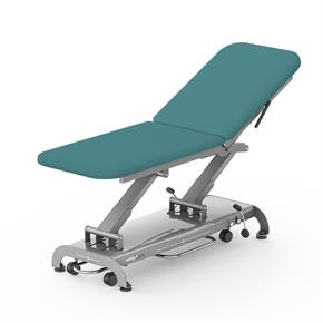Untersuchungsliege SXL Plus- vollelektrisch 2-teilig - Breite 65 cm - Polsterfarbe 1274 esmerald
