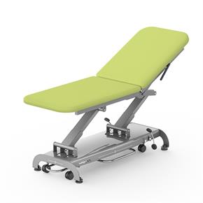 Untersuchungsliege SXL Plus- vollelektrisch 2-teilig - Breite 65 cm - Polsterfarbe 2394 willow