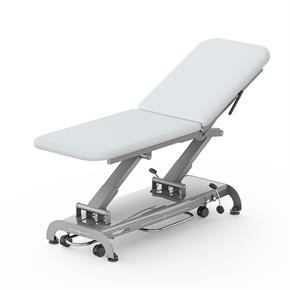 Untersuchungsliege SXL Plus- vollelektrisch 2-teilig - Breite 65 cm - Polsterfarbe 2395 blue moon