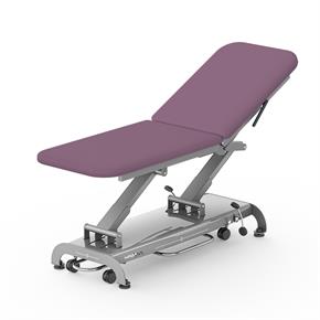 Untersuchungsliege SXL Plus- vollelektrisch 2-teilig - Breite 65 cm - Polsterfarbe 4634 lavanda