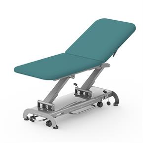 Untersuchungsliege SXL Plus- vollelektrisch 2-teilig - Breite 75 cm - Polsterfarbe 1274 esmerald