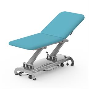 Untersuchungsliege SXL Plus- vollelektrisch 2-teilig - Breite 75 cm - Polsterfarbe 2389 aquamarine