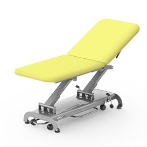 Untersuchungsliege SXL Plus- vollelektrisch 2-teilig - Breite 75 cm - Polsterfarbe 2795 lemon