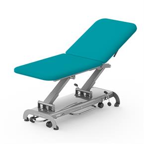 Untersuchungsliege SXL Plus- vollelektrisch 2-teilig - Breite 75 cm - Polsterfarbe 4035 mermaid