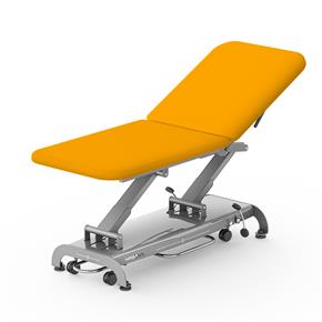 Untersuchungsliege SXL Plus- vollelektrisch 2-teilig - Breite 75 cm - Polsterfarbe 4861 pumpkin