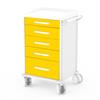 Verband- und Behandlungswagen Amigo IV - Frontfarbe RAL1018 - Zinkgelb