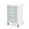 Verband- und Behandlungswagen Amigo IV - Frontfarbe RAL7035 - Lichtgrau