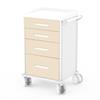Verband- und Behandlungswagen Amigo V - Frontfarbe RAL1013 - perlweiss